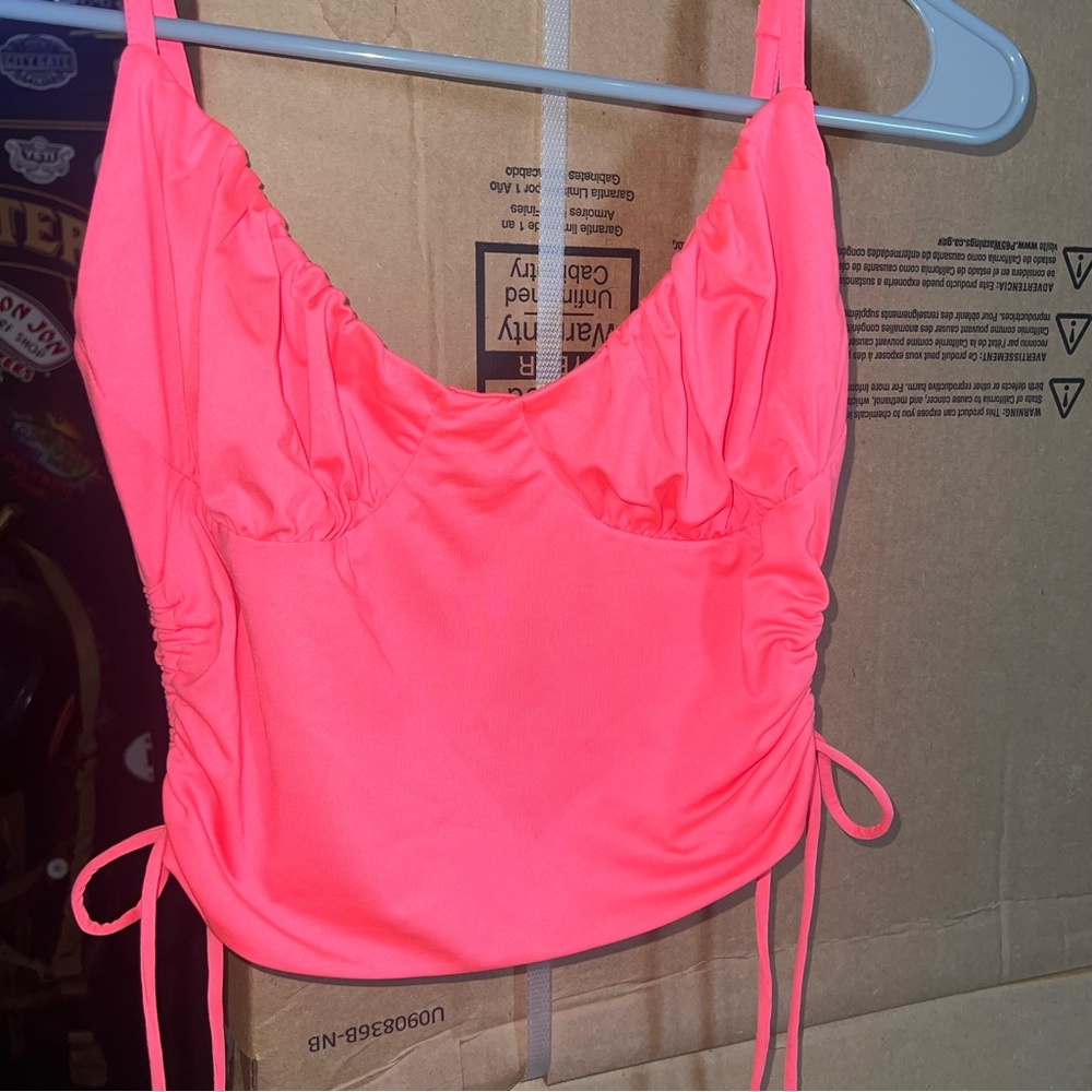 Princess Polly Neon Pink Tank Top